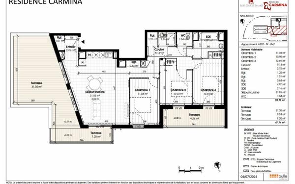 Appartement à vendre    4 pièces •  Biscarrosse