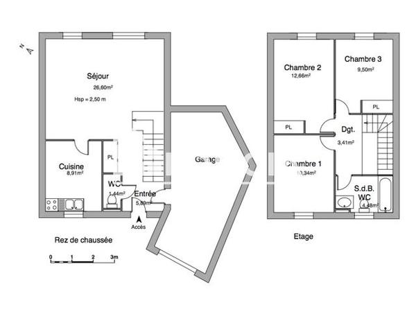 Location Maison 4 pièces 82 m² - 9 Route de Bordeaux Audenge 33980