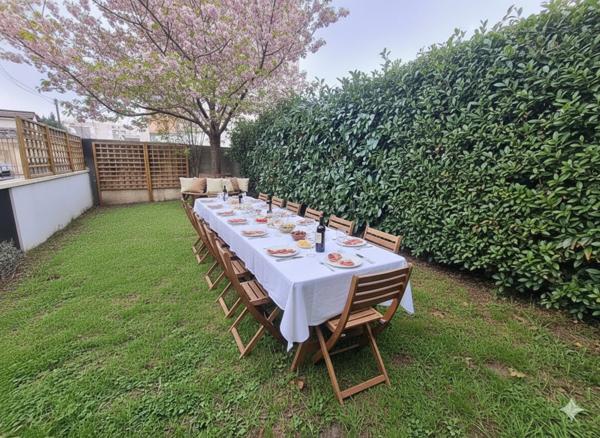 Appartement à vendre 3 pièces DIJON/Maladiére - T3 lumineux de 72 m², terrasse, jardin privatif 60m², grand garage fermé.