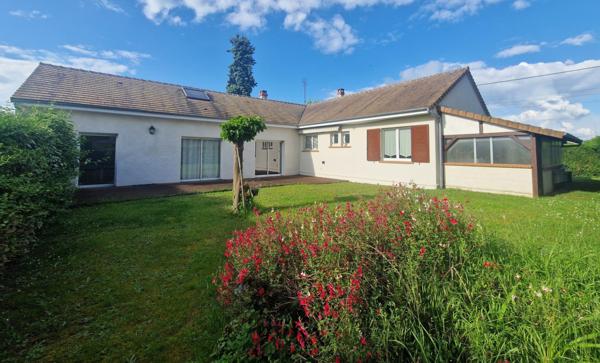 Plain-pied lumineux avec jardin à Bracieux