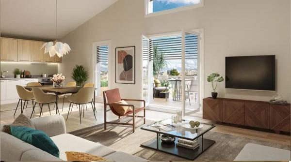 Appartement 3 pièces - 62 m² Exclusivité efficity