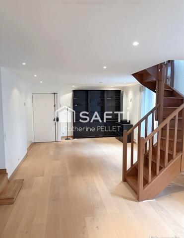 Duplex d’exception avec terrasse plein ciel sur le Plateau de Saint-Maurice, entre verdure et Paris