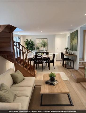 Duplex d’exception avec terrasse plein ciel sur le Plateau de Saint-Maurice, entre verdure et Paris