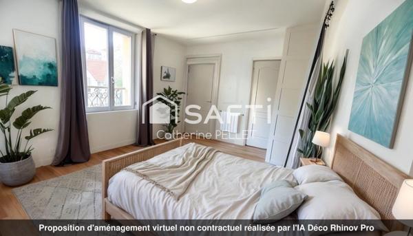 Duplex d’exception avec terrasse plein ciel sur le Plateau de Saint-Maurice, entre verdure et Paris