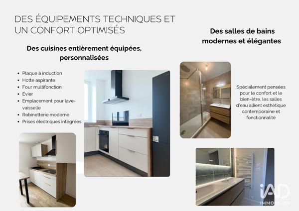 Appartement à vendre 3 pièces 46 m² Morlaix