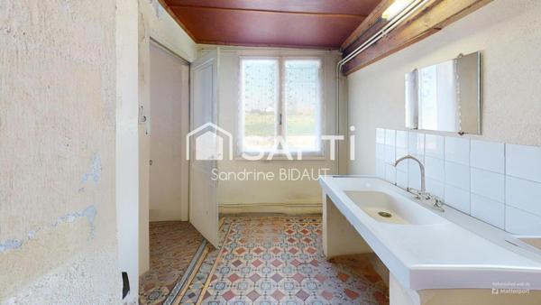 Maison 3 chambres avec dépendances - secteur 10 km de Louhans