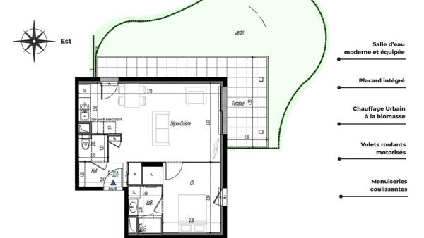 Appartement à vendre 2 pièces 46 m² Clermont-Ferrand