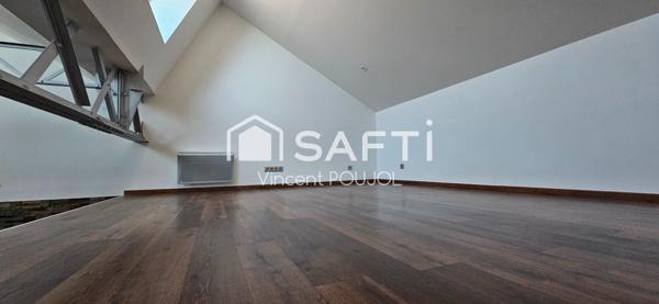 A u pied de la Gare - Loft de 115 m² habitables - terrasse - place privative de parking