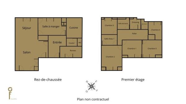 Maison mitoyenne 1 côté Roubaix 172 m²