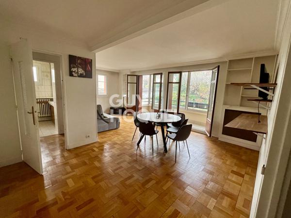 Appartement 3 pièces lumineux avec véranda, garage ? Proche RER E et centre-ville