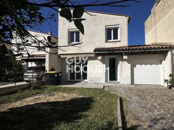 CARCASSONNE - Maison 3 chambres, garage sur terrain 250 m²