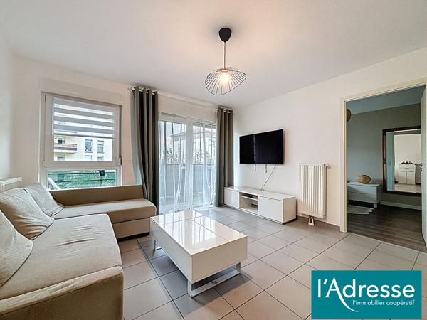 Appartement MEUBLÉ - 1 chambre - Woippy quartier du Ruisseau - Balcon - Parking