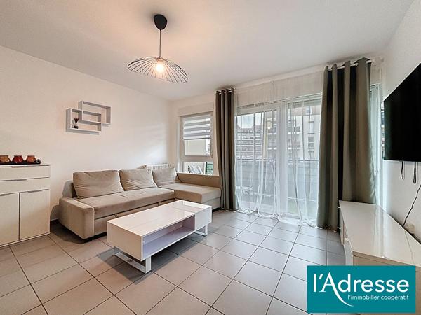 Appartement MEUBLÉ - 1 chambre - Woippy quartier du Ruisseau - Balcon - Parking