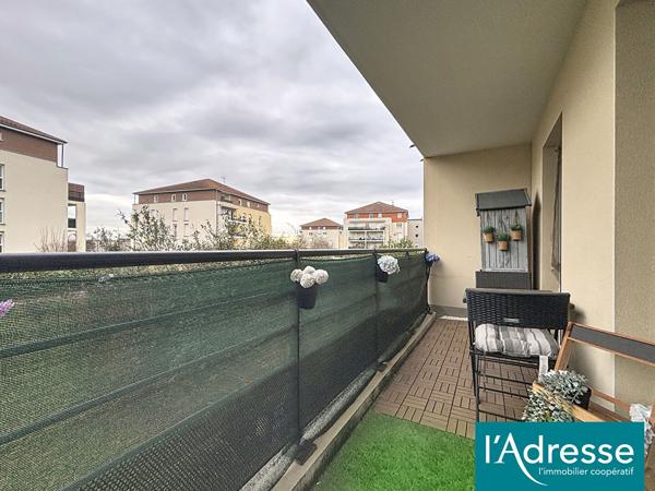 Appartement MEUBLÉ - 1 chambre - Woippy quartier du Ruisseau - Balcon - Parking