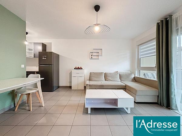 Appartement MEUBLÉ - 1 chambre - Woippy quartier du Ruisseau - Balcon - Parking