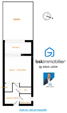 Appartement de 23,16 m²