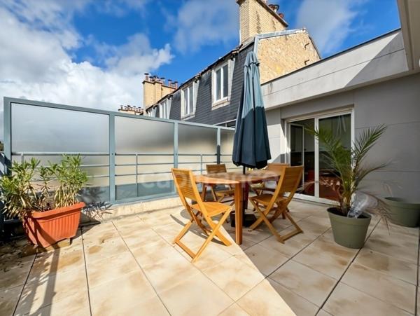 Appartement à vendre 3 pièces avec terrasse Issy-Les-Moulineaux