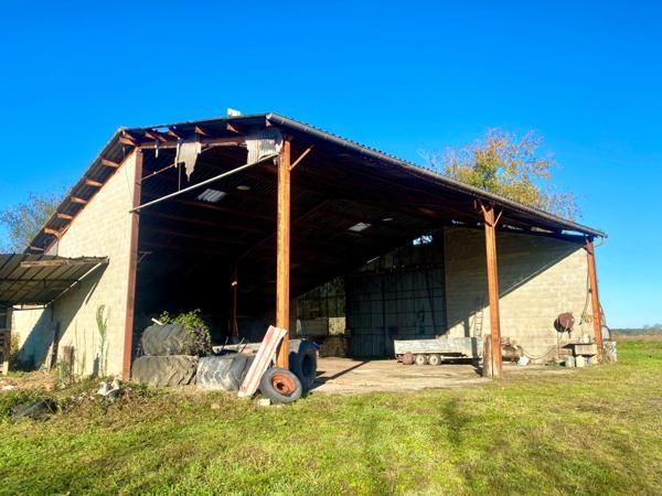 Fermette de charme de 6 pièces (DPE C/A) avec dépendances sur terrain de 8000M2 à GRENADE SUR L'ADOUR (40)