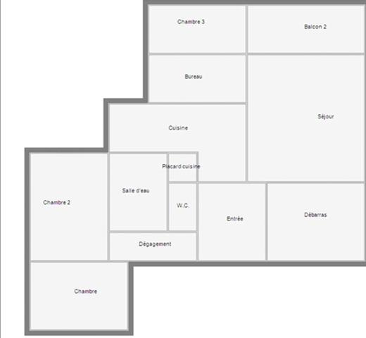 Appart SUNDERLAND - 3 chambres - Terrasse et balcon -