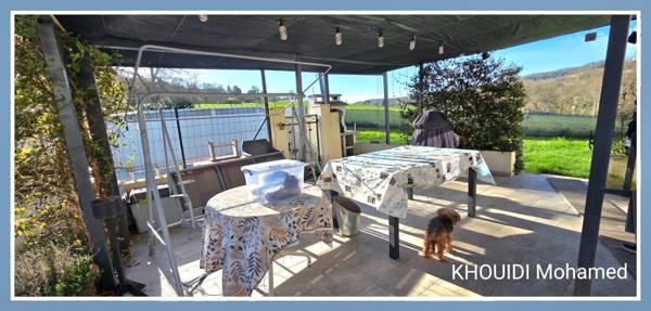 🏡 À VENDRE – Maison individuelle avec vue panoramique à Villeneuve-sur-Lot 🌄🏊‍♂️