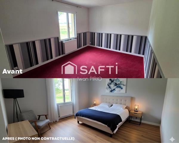 Maison familiale au calme avec vue panoramique