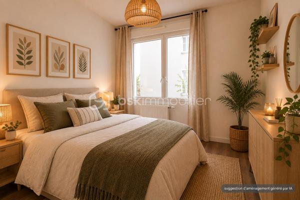 Vous recherchez un appartement récent aux faibles charges disposant de 3 pièces et d'une terrasse en intérieur de copropriété ?

Je vous présente ce T3 de 51 m² carrez situé en rez-de-chaussée avec terrasse donnant sur la cour arborée de la copropriété. L'ensemble immobilier construit en 2020 dispose de 4 bâtiments, une cour commune végétalisée et agrémentée de tables de pique-nique et bains de soleil, un local à vélo et un local poubelle. Le tout situé à 1 min. à pied du bus C15 direction Bachut/Laurent Bonnevay et à moins de 15 min. à pied de Vaulx-en-Velin la Soie. Côté commerces, le Centre Commercial Les Sept Chemins se trouve à moins de 5 min. en voiture.

Au sein de l'appartement se trouve, dès l'entrée, un placard aménagé sur-mesure puis un dégagement desservant des WC indépendants aux normes PMR, une première chambre avec placard intégré de plus de 9 m², une seconde chambre avec placard aménagé sur-mesure de 11 m², une salle de bains munie d'une large baignoire, d'un sèche-serviette, lavabo, miroir et meuble récents, puis la cuisine avec ses équipements neufs, ouverte sur le séjour et mesurant plus de 21 m². La terrasse de plus de 8 m² et orientée Sud/Est est accessible depuis l'espace de vie.

Aucun travaux à prévoir pour cet appartement aux normes récentes.

Un garage en sous-sol est disponible en sus du prix.

Suggestion d'aménagement générées par Intelligence Artificielle