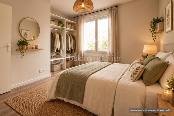 Vous recherchez un appartement récent aux faibles charges disposant de 3 pièces et d'une terrasse en intérieur de copropriété ?

Je vous présente ce T3 de 51 m² carrez situé en rez-de-chaussée avec terrasse donnant sur la cour arborée de la copropriété. L'ensemble immobilier construit en 2020 dispose de 4 bâtiments, une cour commune végétalisée et agrémentée de tables de pique-nique et bains de soleil, un local à vélo et un local poubelle. Le tout situé à 1 min. à pied du bus C15 direction Bachut/Laurent Bonnevay et à moins de 15 min. à pied de Vaulx-en-Velin la Soie. Côté commerces, le Centre Commercial Les Sept Chemins se trouve à moins de 5 min. en voiture.

Au sein de l'appartement se trouve, dès l'entrée, un placard aménagé sur-mesure puis un dégagement desservant des WC indépendants aux normes PMR, une première chambre avec placard intégré de plus de 9 m², une seconde chambre avec placard aménagé sur-mesure de 11 m², une salle de bains munie d'une large baignoire, d'un sèche-serviette, lavabo, miroir et meuble récents, puis la cuisine avec ses équipements neufs, ouverte sur le séjour et mesurant plus de 21 m². La terrasse de plus de 8 m² et orientée Sud/Est est accessible depuis l'espace de vie.

Aucun travaux à prévoir pour cet appartement aux normes récentes.

Un garage en sous-sol est disponible en sus du prix.

Suggestion d'aménagement générées par Intelligence Artificielle