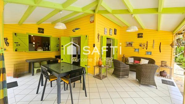 Maison 4 pièces avec piscine et carbet – Fonds Repos, Sainte-Anne