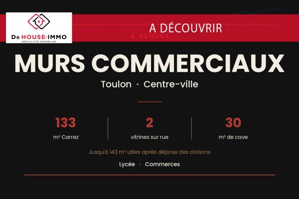 Commerce à vendre 10 pièces de 133 m²