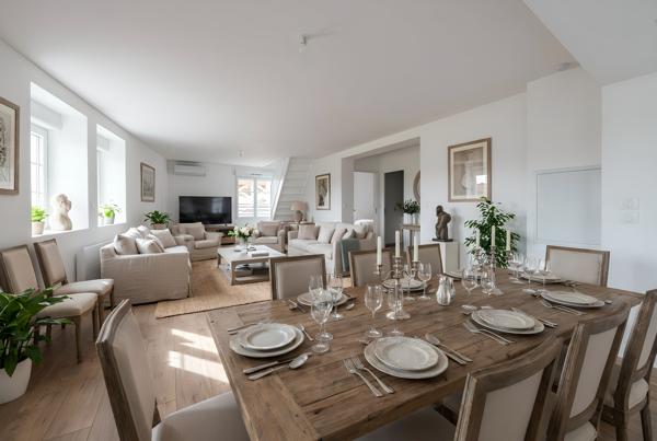 Duplex lumineux, volumes rares ,vue dégagée sur les champs