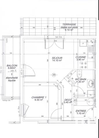 Appartement à vendre 2 pièces 39 m² Nantes