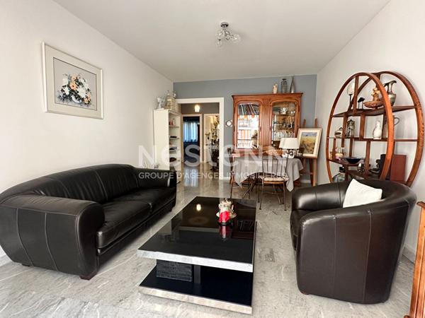 Appartement 3 pièces traversant à vendre à NICE - Riquier -plein sud terrasse