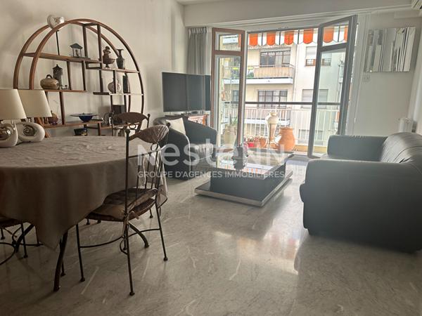 Appartement 3 pièces traversant à vendre à NICE - Riquier -plein sud terrasse