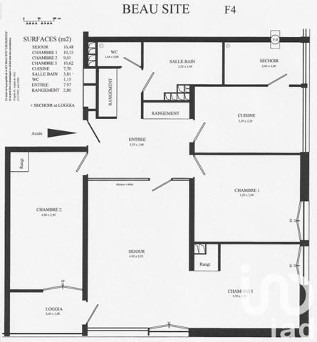 Appartement à vendre 4 pièces 74 m² Lagny-sur-Marne