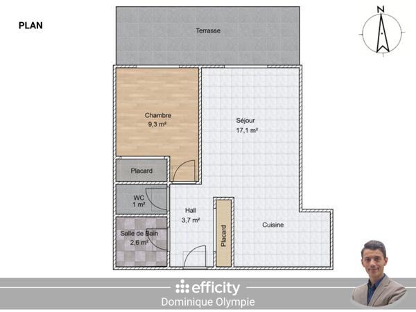 Appartement 2 pièces - 34 m² Exclusivité