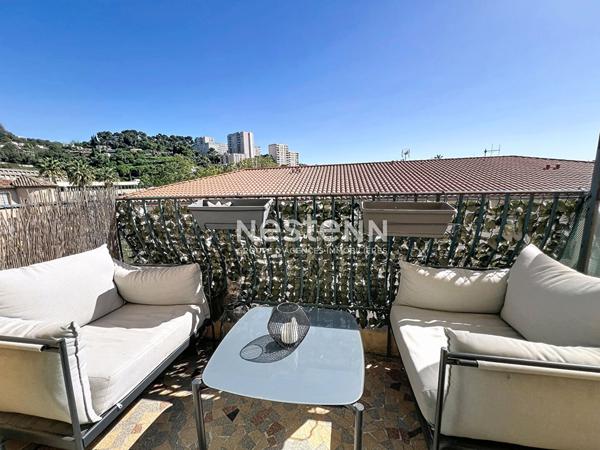 Vallauris - 2P - 43m² - 2 Terrasses - Cave - Dernier étage - Rien à prévoir - - Traversant
