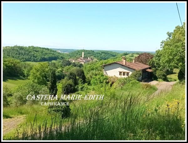 Maison à vendre 6 pièces PROCHE AUCH + Terrain agricole de 1ha 46ca 30a idéal cheval.