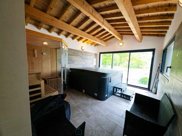 Sud Landes – Ensemble immobilier de caractère avec hébergements, réception, bien-être et piscine