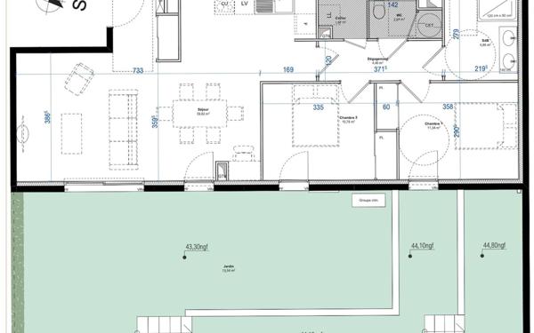 Appartement à vendre    3 pièces •  Saint-Raphaël