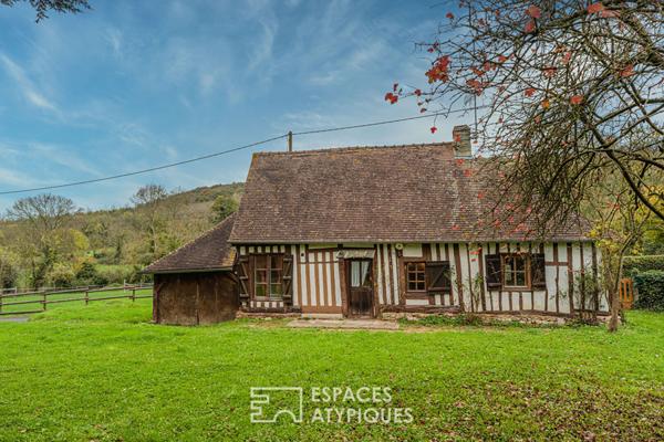 Maison normande avec herbage et boxes pour chevaux