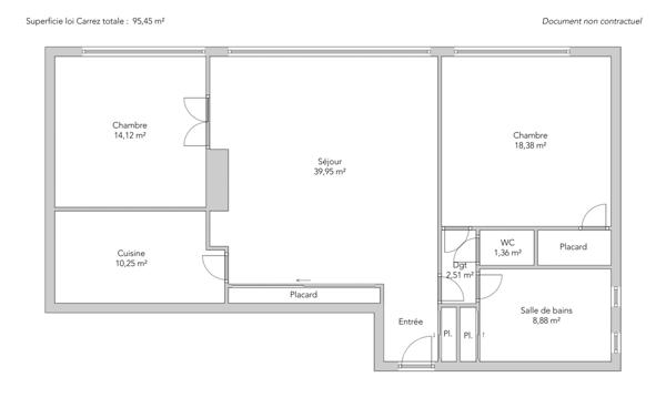 Appartement Paris 16e - LA MUETTE / RANELAGH