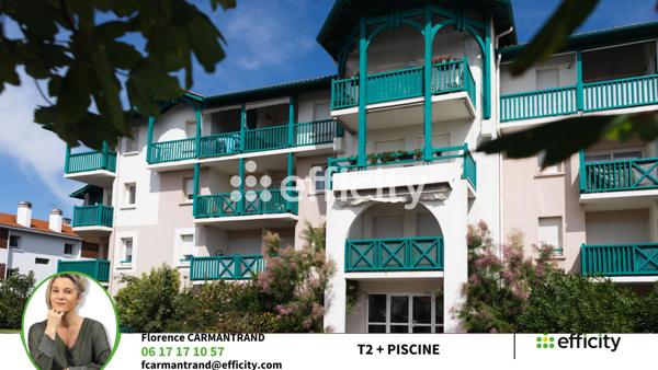 Appartement 2 pièces - 37 m² Exclusivité efficity