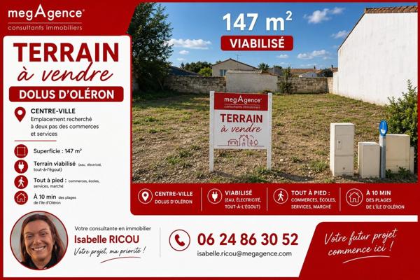 Terrain à DOLUS-D'OLERON, 17550 - 147m²