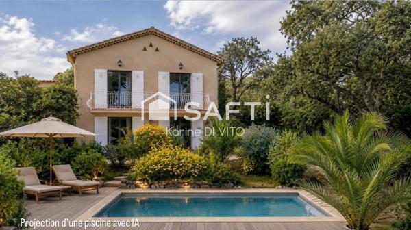 St Maxime - Villa rénovée - 149 m2 -  Aperçu mer