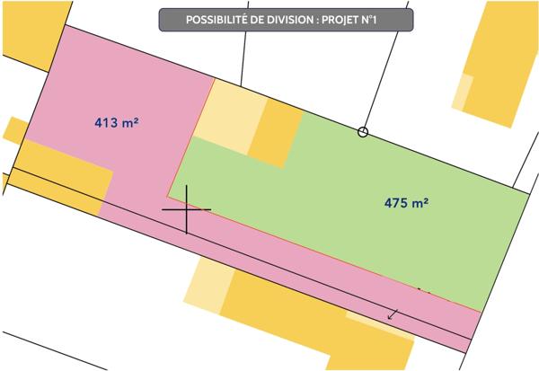Longeville-sur-Mer (85560) Terrain constructible viabilisé de 888 m² situé en plein cœur de Longeville-sur Mer,