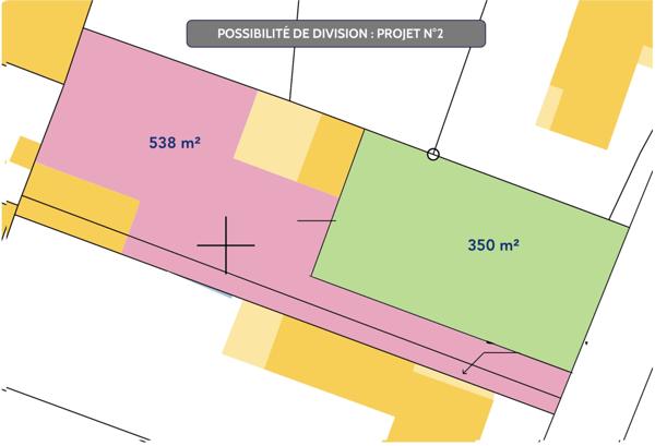 Longeville-sur-Mer (85560) Terrain constructible viabilisé de 888 m² situé en plein cœur de Longeville-sur Mer,