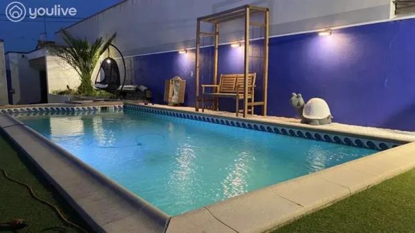 Maison de vacances avec piscine et studio La Chaume