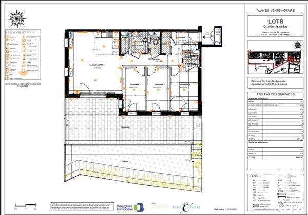 Appartement à vendre 4 pièces 91 m² Antony
