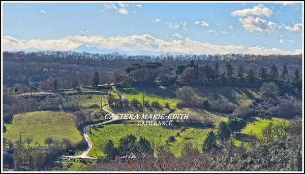 Maison contemporaine - 9 pièces - Studio - Garages - Piscine- Vue Pyrénées- AUCH (32)