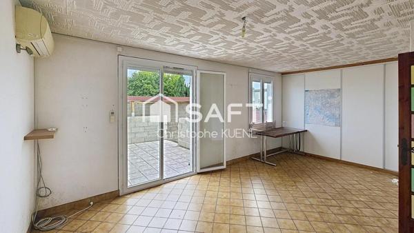 maison de 63m2 lumineuse-3 chambres-sous sol total